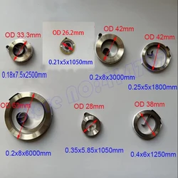 Spiral Flat Wire Constant Force Starting Machine Spring Child Seat Safety Belt Spring Coil Spring 0.18--0.5mm Thickness