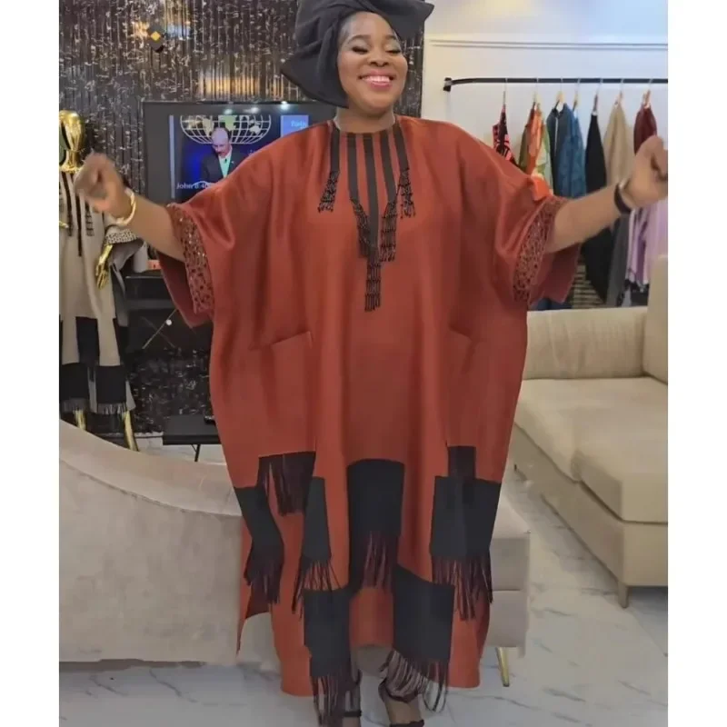 

African Dresses For Women Elegant New Muslim Fashion Abayas Dashiki Robe Kaftan Long Maxi Dress Turkish Africa Clothing 2025