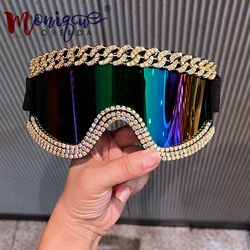 Retro Skiing Goggles Windproof Cycling Motorcycle Goggles Winter Anti-Fog Snowboard Ski Glasses Ski Mask Tactical Goggle Sungla