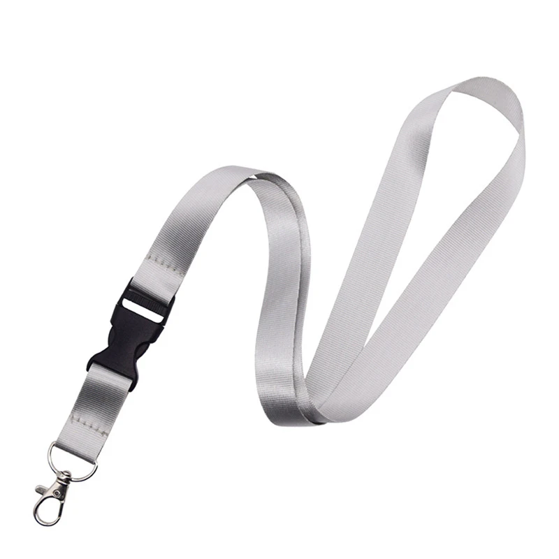 100 STKS Gratis Aangepaste Lanyard Aangepast Patroon/LOGO Hals Hangend Touw Kleurrijke Afdrukken DIY Bandjes 2 CM Breedte