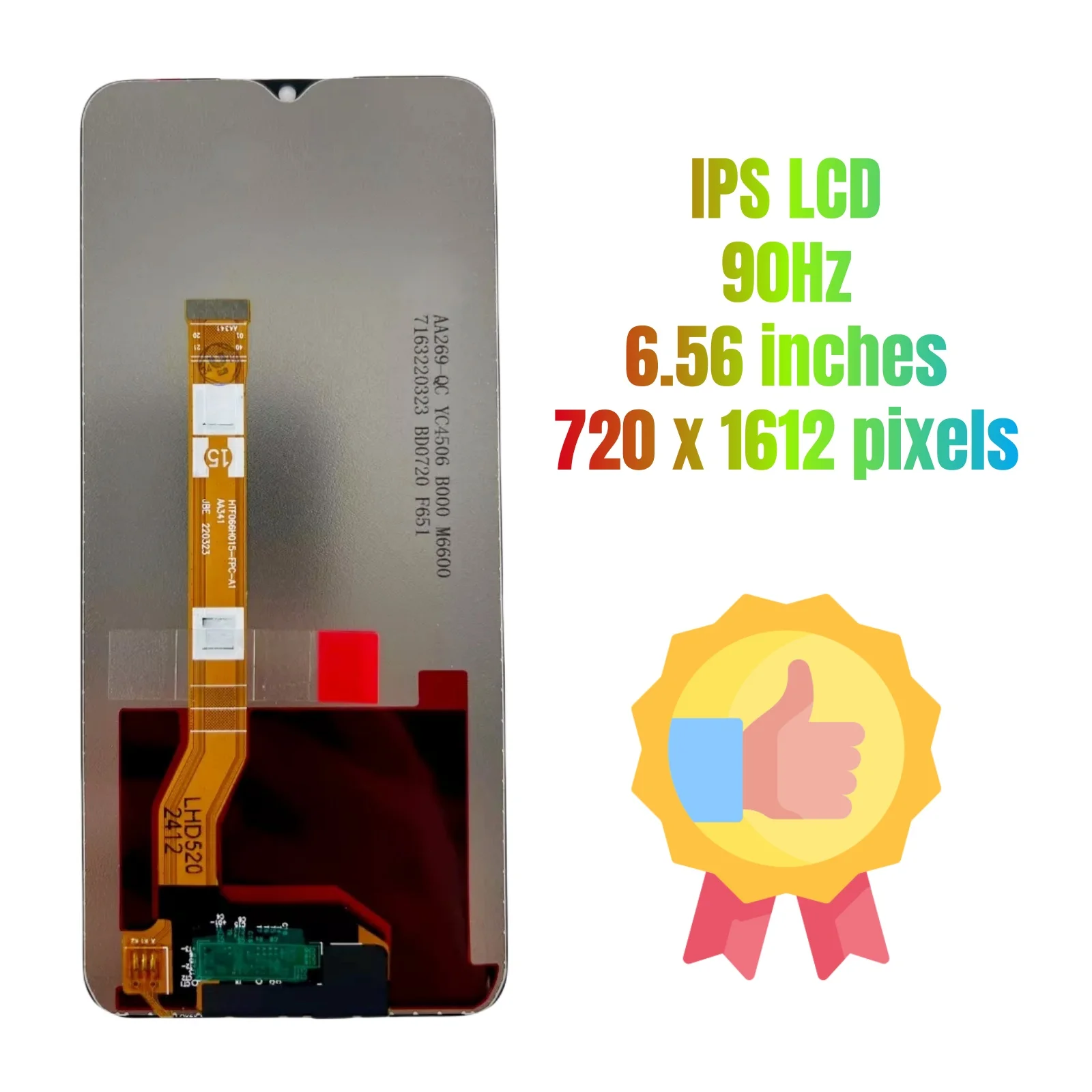 iParts Replacement New Display for OPPO A38 A18 4G CPH2579 CPH2591 LCD Touch Screen Digitizer Assembly OEM Grade A Tested image 3