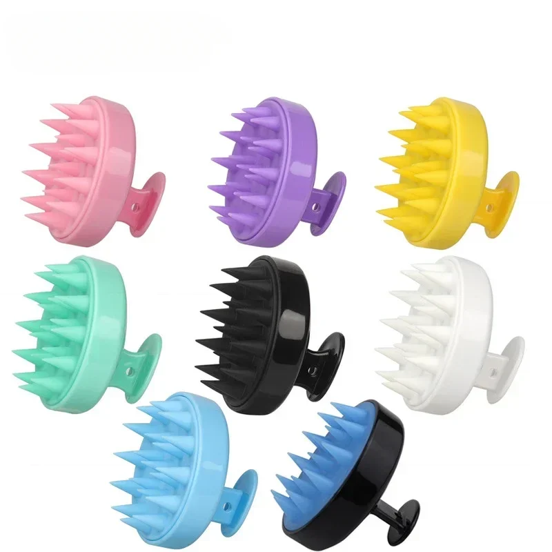 Silicone Shampoo Massage Comb Scalp Massager Shampoo Shower Brush Comfortable Comb Bath Massage Brush Scalp Massage Care Tools