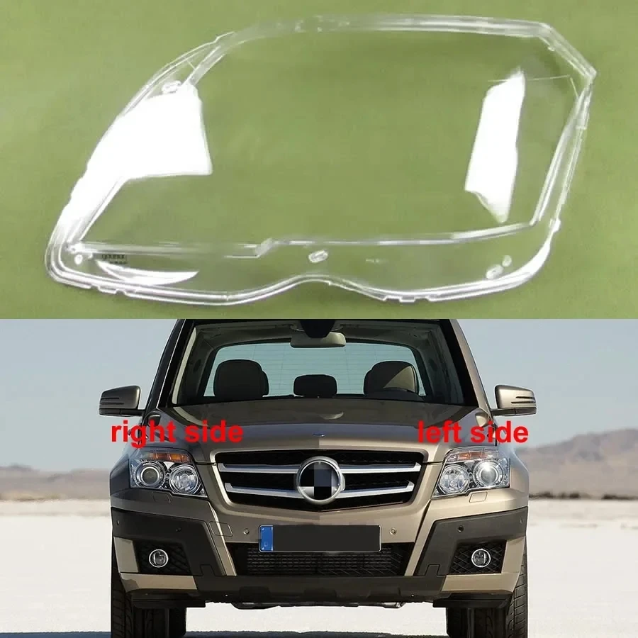 

For 2008 2009 2010 2011 2012 Benz GLK GLK300 GLK350 X204 Headlamps Lens Cover Transparent Lampshade Headlight Shell Plexiglass