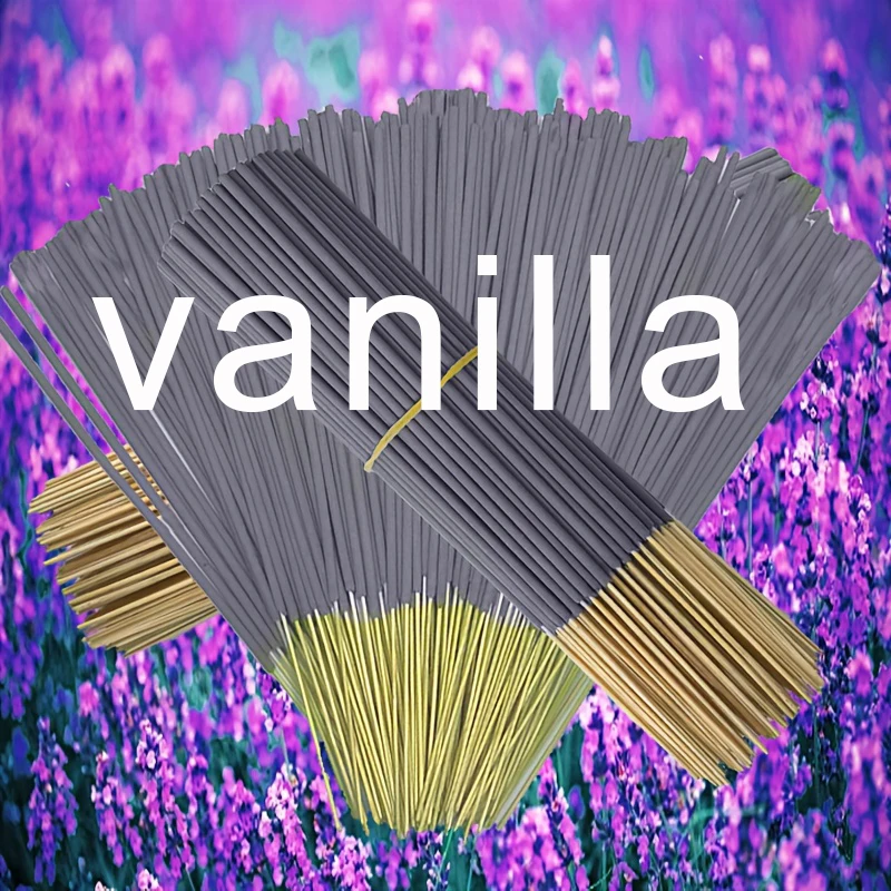 High-Quality Incense Sticks - 14/44/84/124/224/424 Sticks, Bamboo for Yoga, Purification, Relaxation and Meditation - Natural Essential Oil Fragrance, Feather-Free, Suitable for Home and Gift Use, Relaxation Sticks |   Vanilla Scented Stick |   Bamboo Material Structure, Products with Vanilla Scent