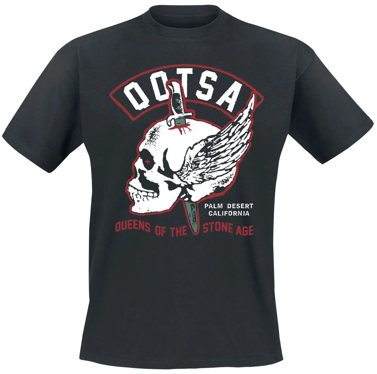 QOTSA Skull Queens of The Stone Age T-Shirt Men Women Metal Rock Band Graphic Tee Cotton Summer Streetwear Top