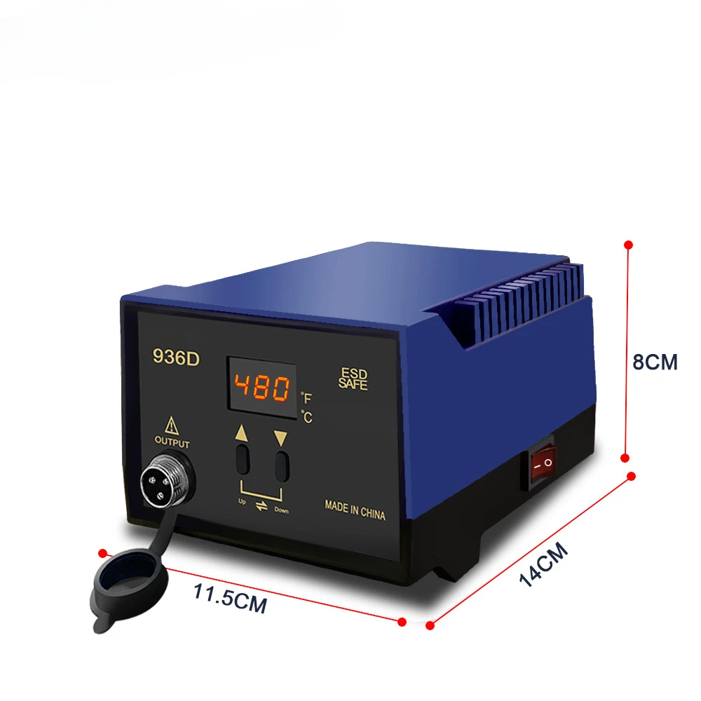 936D high frequency 60W welding table electric soldering iron household welding adjustable temperature industrial grade