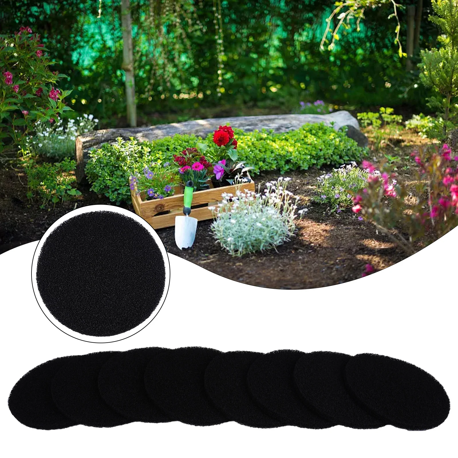 Say Goodbye to Unpleasant with Our 8PC Compost Bin Kitchen Carbon Filter Cotton Set Eco Friendly Replacement Gaskets