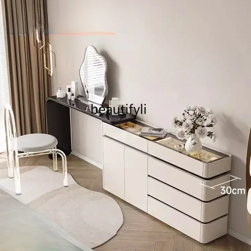 

LJYDresser integrated chest cabinet Italian minimalist extremely narrow ultra-narrow ultra-thin bedside cabinet