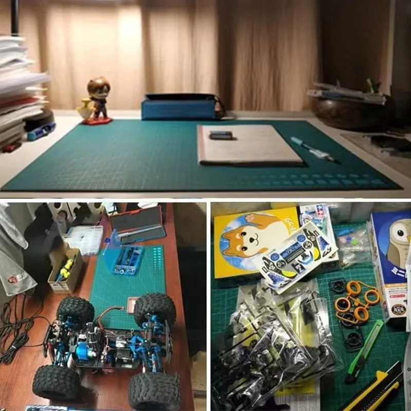 แผ่นรองตัด มีดตัด งานฝีมือ DIY อุปกรณ์สำนักงาน หนาพิเศษ A3 สีสันหลากหลาย ฟังก์ชั่นหลากหลาย ตัดได้เอง ซ่อมแซมตัวเองได้