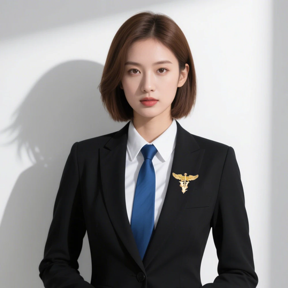 Кадуцей, ветеринарная брошь, буква, змеиная палочка, крылья, булавки, лацкан, куртка, пальто, значок, ювелирное изделие, подарок для врачей, медсестер, студентов-медиков