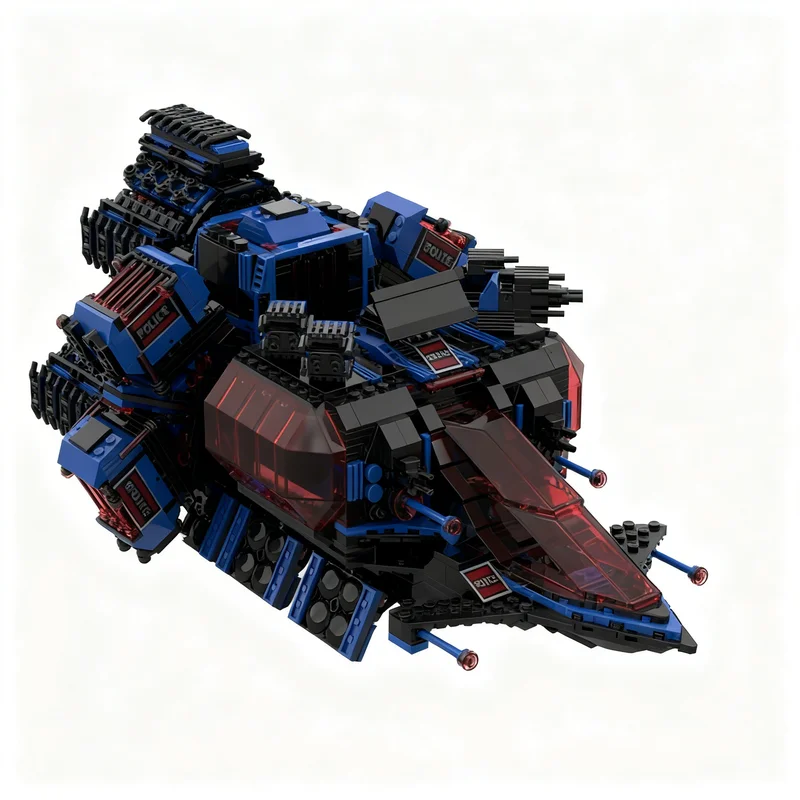 2944PCS MOC Space Exploration Police I Prisoner Transport Middle Class Model Display DIY Creative Building Blocks Decor Gift Set