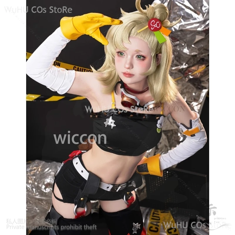 Spiel Zenless Zone Null Cosplay Piper Wheel Kostüm Uniform Hosen Perücke Requisiten Für Mädchen Frau Weihnachten Halloween Angepasst