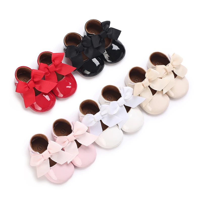 Модные милые туфли Мэри Джейн с бантом для молодых девушек — мягкая подошва, удобные, с застежкой, геометрическим узором, идеально подходят для школы