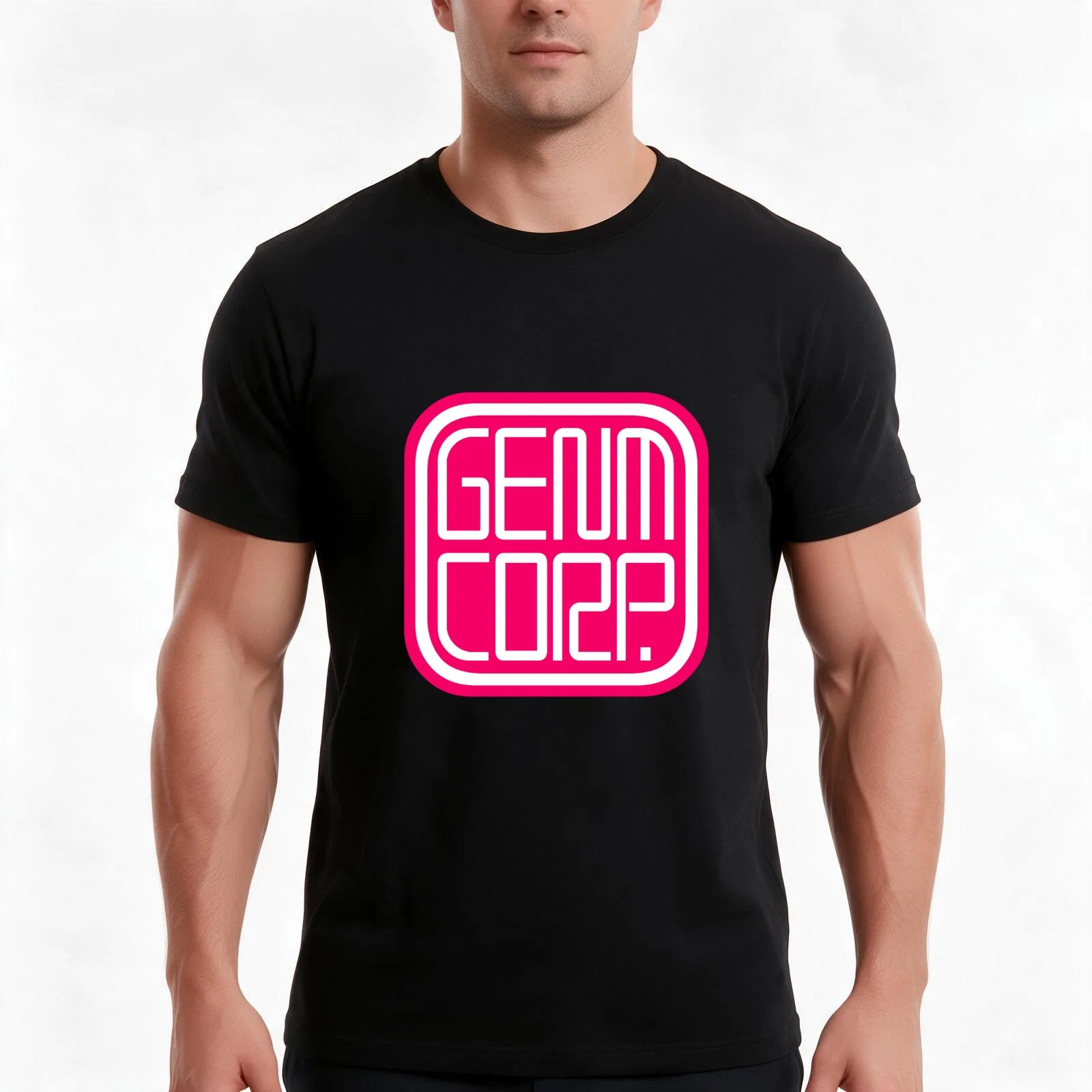 Kamen Rider Ex-Aid: Genm Corp Logo T-Shirt, Summer Casual Cotton Tee, Oversized Streetwear Tops, Vintage Graphic Print