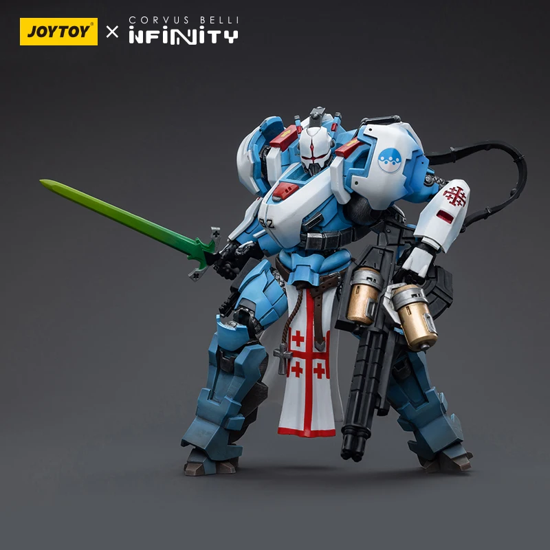 [Auf Lager] JOYTOY INFINITY Actionfigur PanOceania Knight of The Holy Sepulchre Anime Figur Gemeinsames bewegliches Modell Sammlerspielzeug