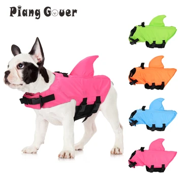Chaleco salvavidas para perros tiburones, traje de baño, chaqueta para cachorros, traje de baño para perros, ropa para mascotas para perros pequeños y medianos 1