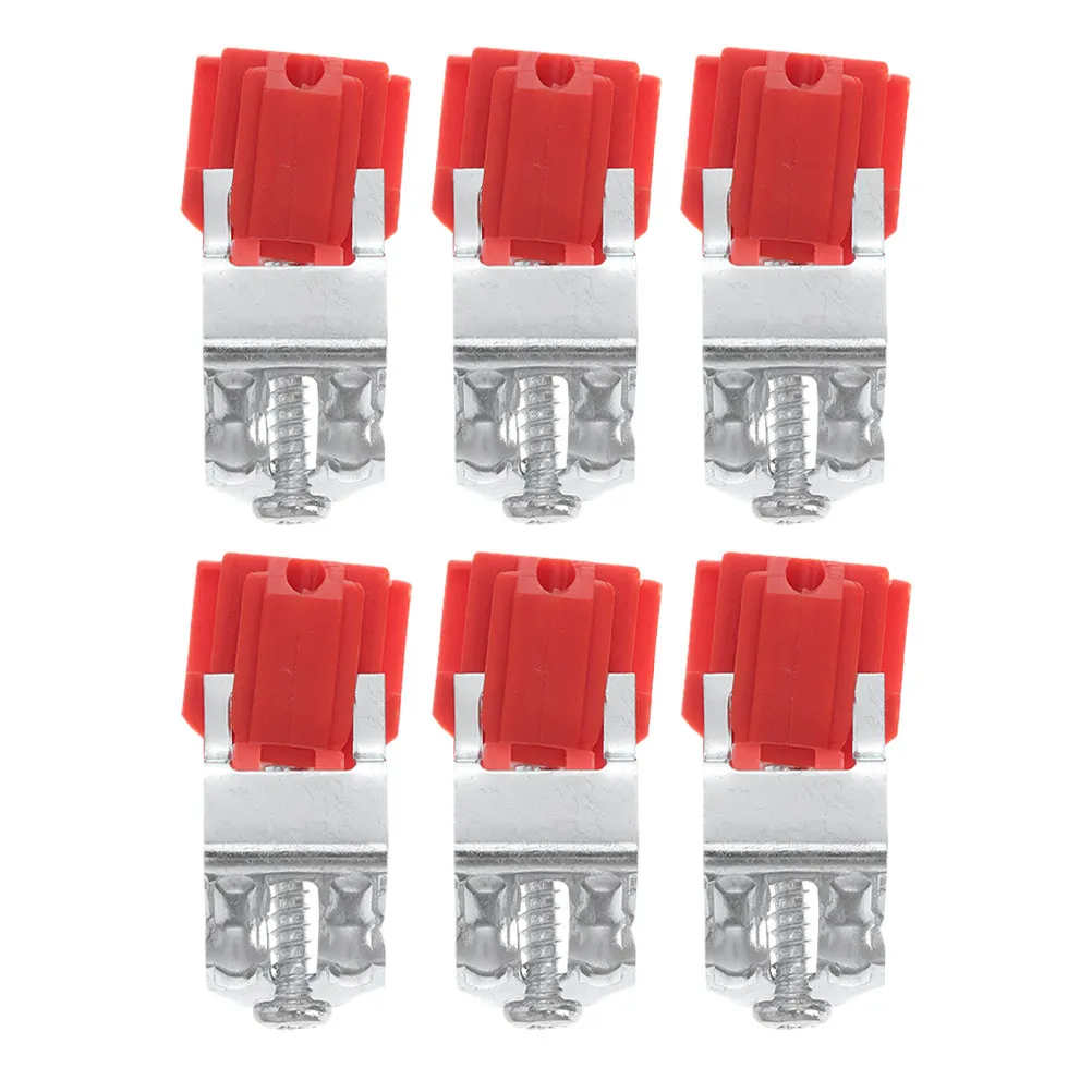 6Pcs Adjustable Sink Clips Heavy Duty Stainless Steel Undermount Sink Brackets Installation Kit for Kitchen Bathroom Solid
