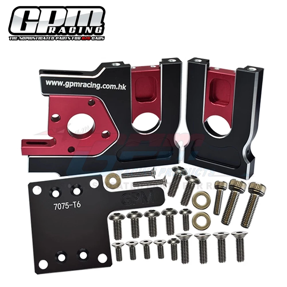 GPM for Traxxas 1/8 Sledge 4WD Monster Truck 95076-4 RC Car Upgrade Parts Metal Aluminium Quick Disassembly Motor Mount 9589