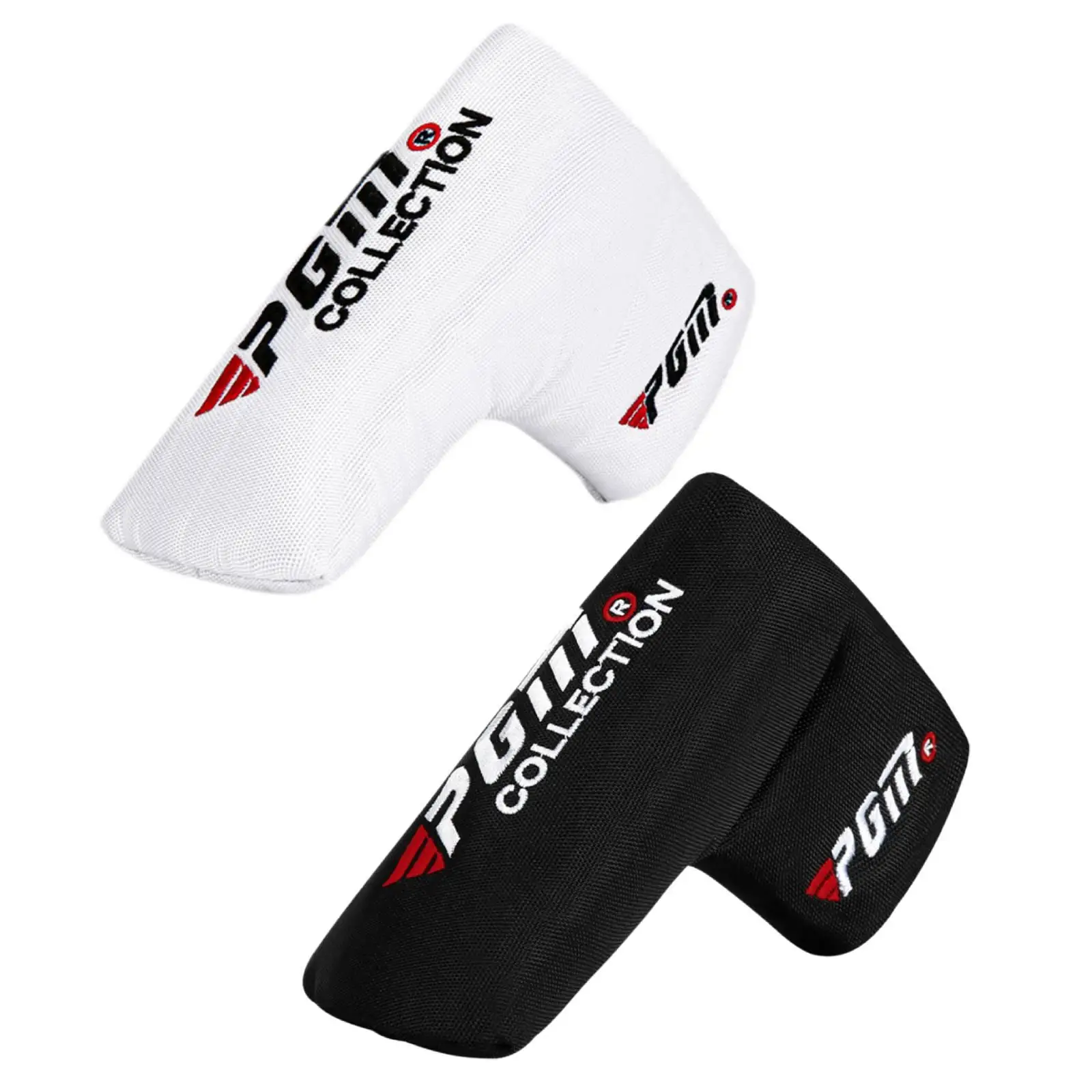 Black&White Golf Putter Covers Nylon Club Mallet Headcover Fit for All