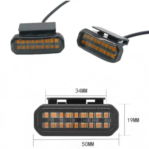 Imagen 2 del producto Luz de rejilla delantera de 18LED para Toyota HiLux, luz de circulación diurna para coche, lámpara de cejas para camioneta todoterreno de 12V