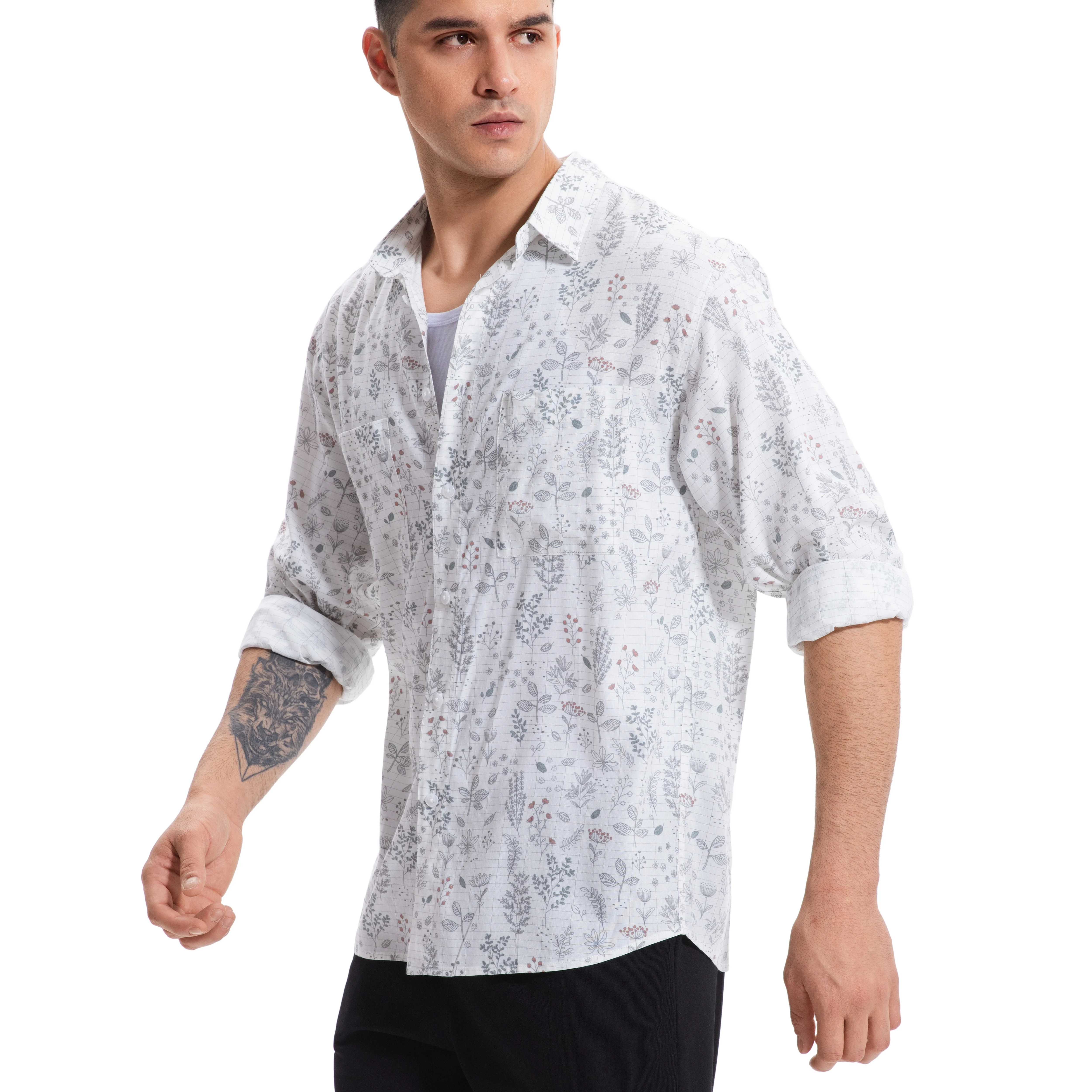 

Bamboo fabric Men's Radiation Defense Shirt | 95% Cotton 5% Silver Fiber