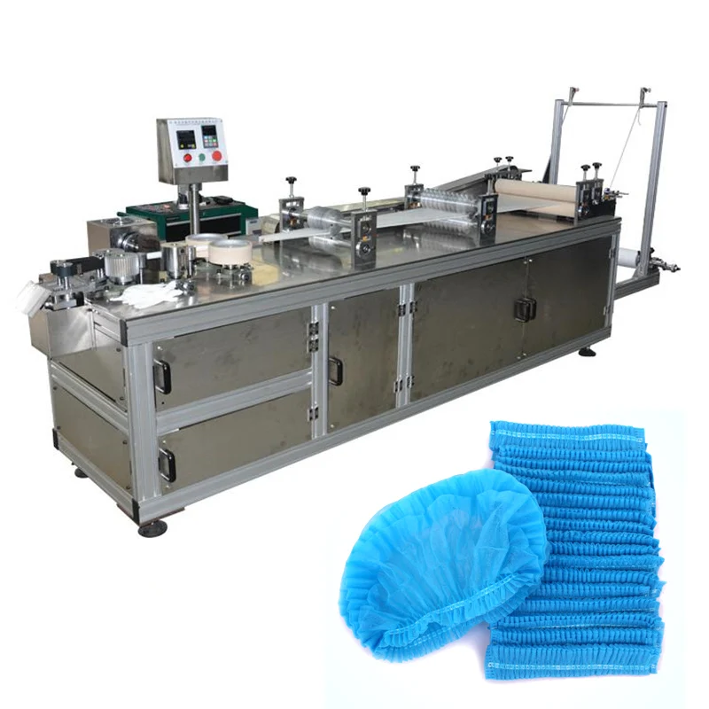 2023 Yu Gong High Quality Non-woven Disposable PE Bouffant Shower Cap Making Machine Disposable Ultrasonic PE Shower Cap Machine