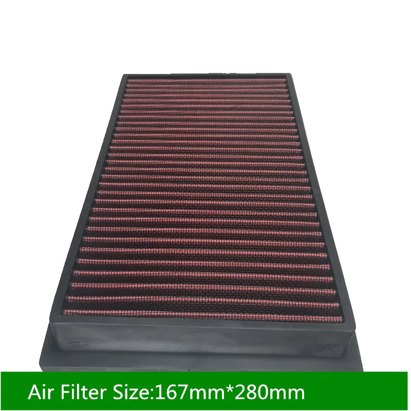 Washable High Flow Replacement Air Filter Fits Nissan 350Z Altima Maxima Murano Frontier Can Be Cleaned OEM 16546-0Z000