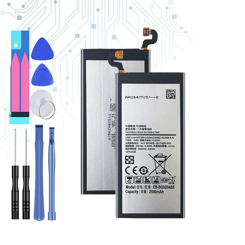 Battery EB-BG890ABA EB-BG925ABE EB-BG925ABA EB-BG920ABE 2550mAh-3500mAh For Samsung Galaxy S6 (Active Edge Plus) G9200 G9280