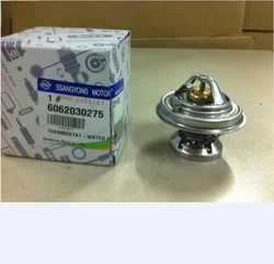 Novo Termostato & Anel De Vedação 6062030275 Para Ssangyong Actyon Kyron Rexton Rodius 2.0T 2.7T