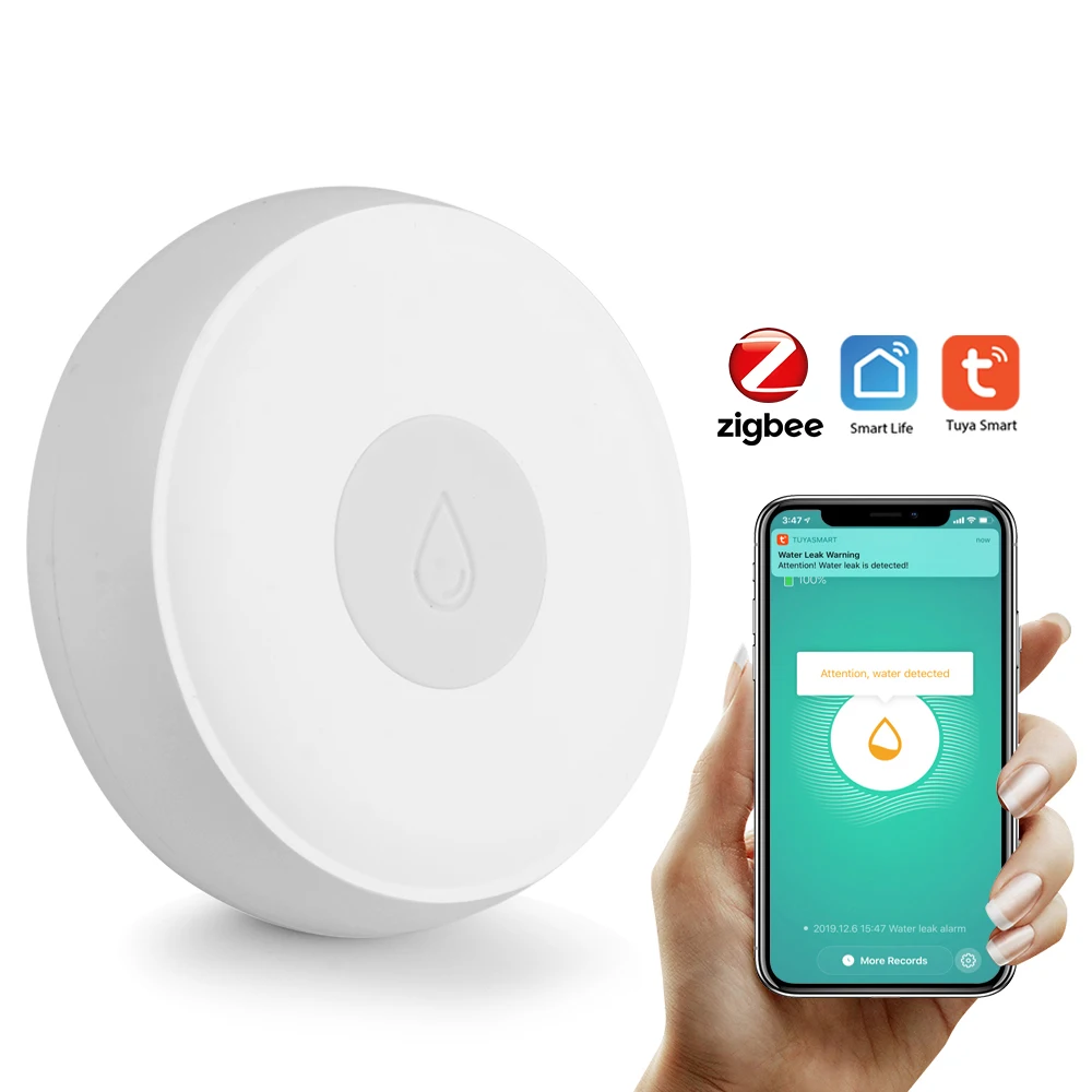 ALARMEST Smart Zigbee Water Leakage Detector APP Control Tuya Smart home security alarm