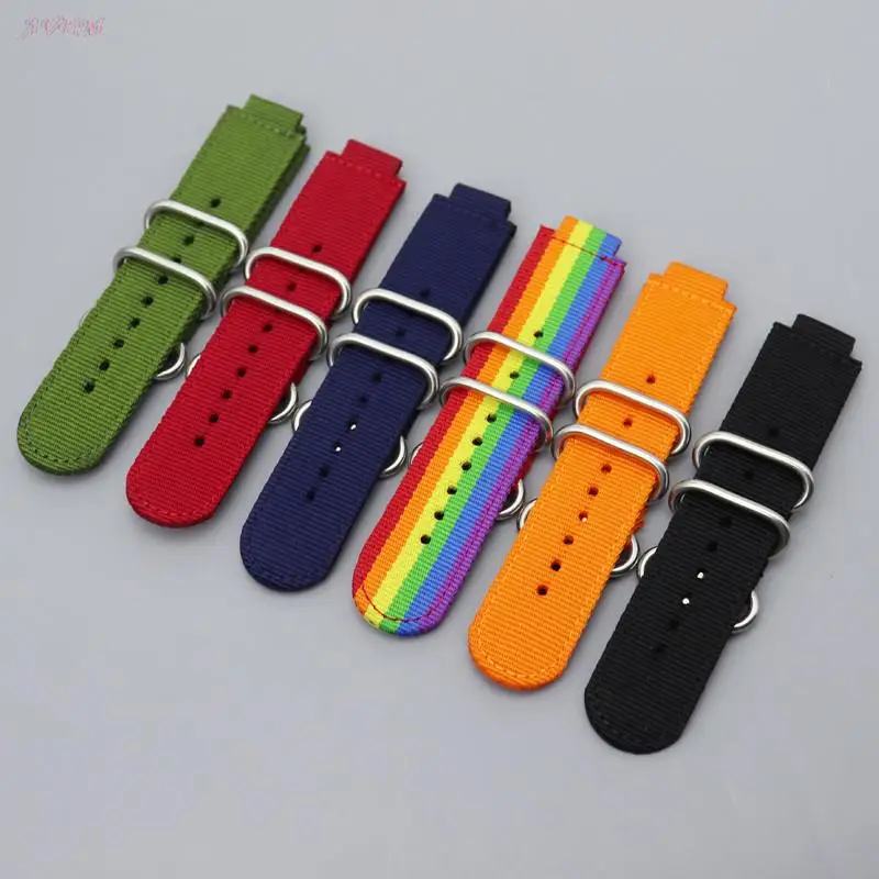 Nylon Canvas Watch Strap for Casio G-SHOCK GM-110 GM-2100 GA-900 GM-5600 GA-110 GA-2100 Men Weave Ring Buckle Band Bracelet