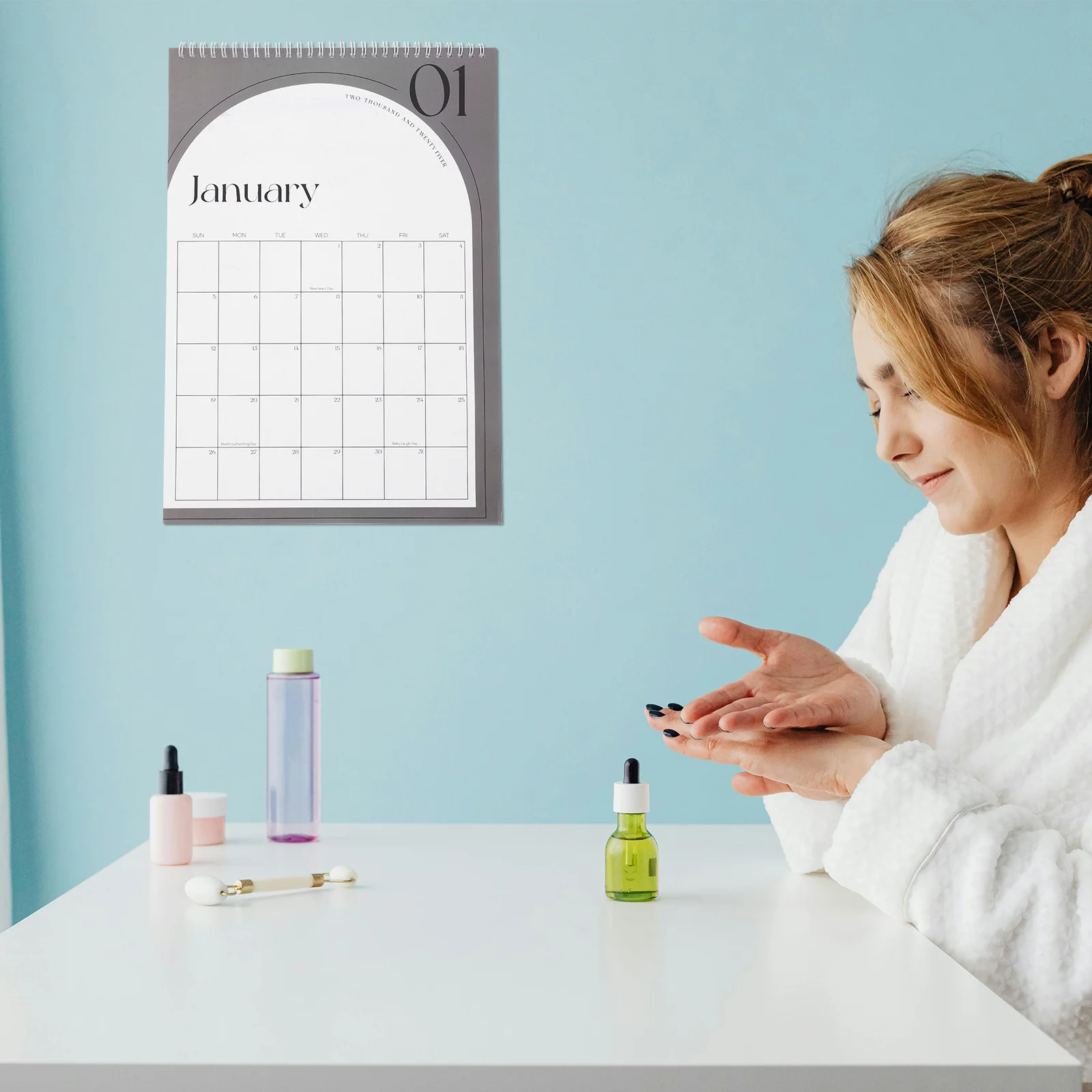 A5 2026 Pu Schedule Planner Monthly Index Portable Diary For Office Travel Daily Weekly Appointment Book A5 Organizer