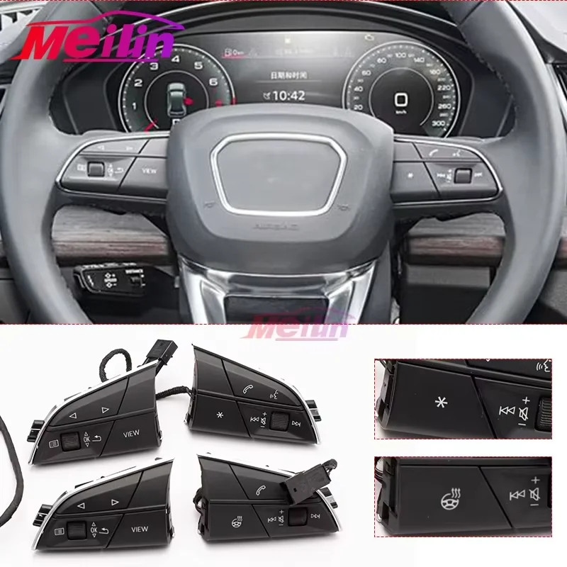 Suitable for Audi Q5, SQ5, Q5L Steering Wheel Buttons, Multifunction Switches, and Automotive Parts Steering Wheel Buttons