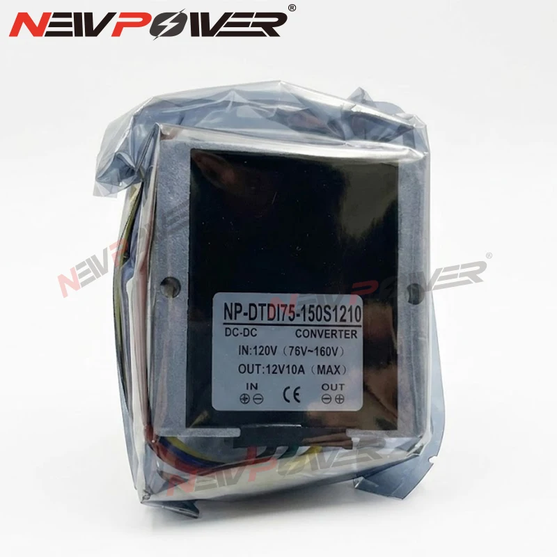Isolated 75-150V Step Down DC Converter 60V 72V 84V 96V 108V 110V 120V 140V to 24V 5V 12V 19V 13.8V Waterproof Buck Power Supply