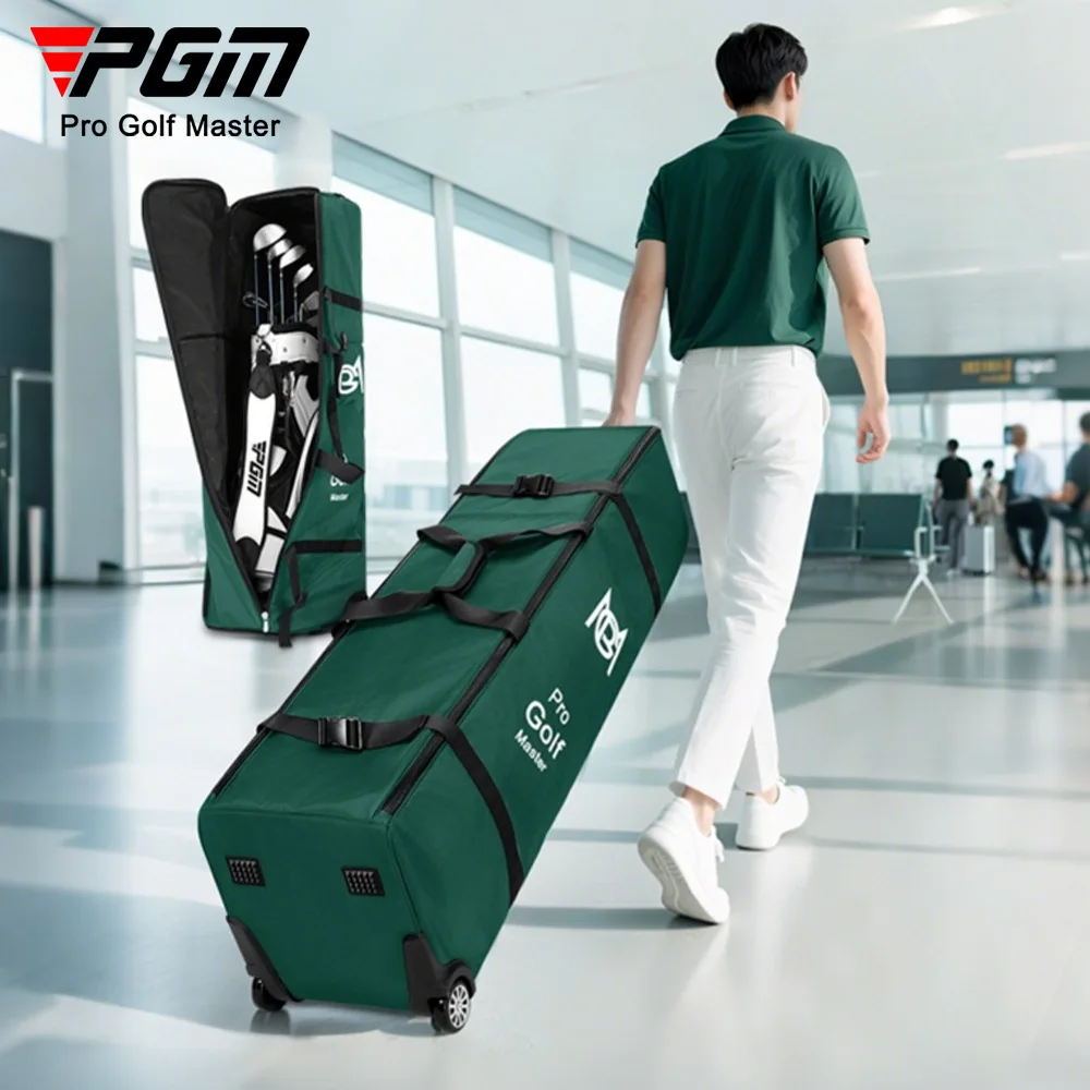 حقيبة سفر للجولف PGM مع غطاء عجلات قابل للطي معتمدة من شركة الطيران حماية سميكة #2