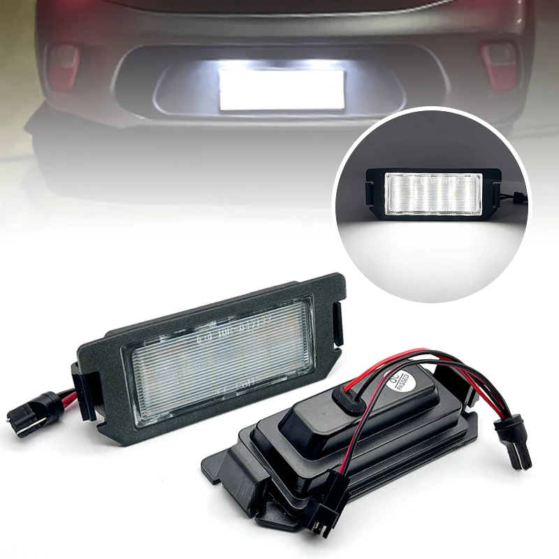 2 Piezas de Luces LED para Matrícula para Hyundai i20 XG30 Veloster Terracan Coupe GK para Kia Rio Picanto Soul Reemplazo OEM 925012K000