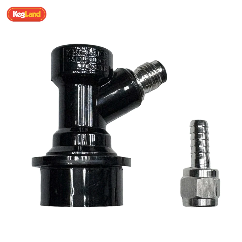 KegLand Premium Ball Lock Disconnect Kits Gas/liquid Adaptor with Swivel Nut & Barb (KL03025)