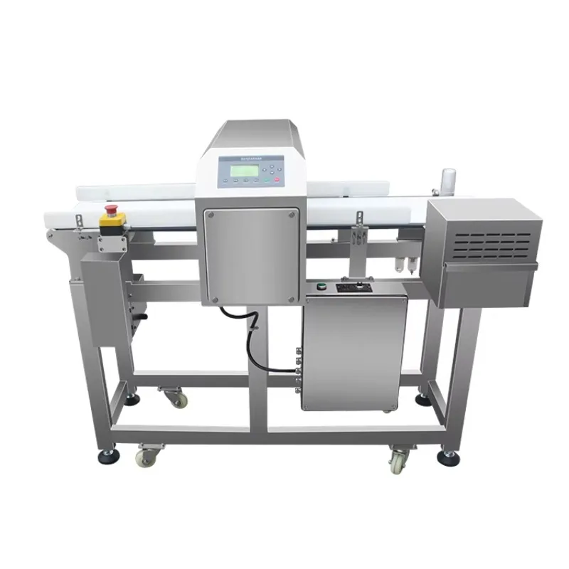 Cheap Factory Price Conveyor Band Food Metal Detector with Reject System for Bottle Jars Cans Custom