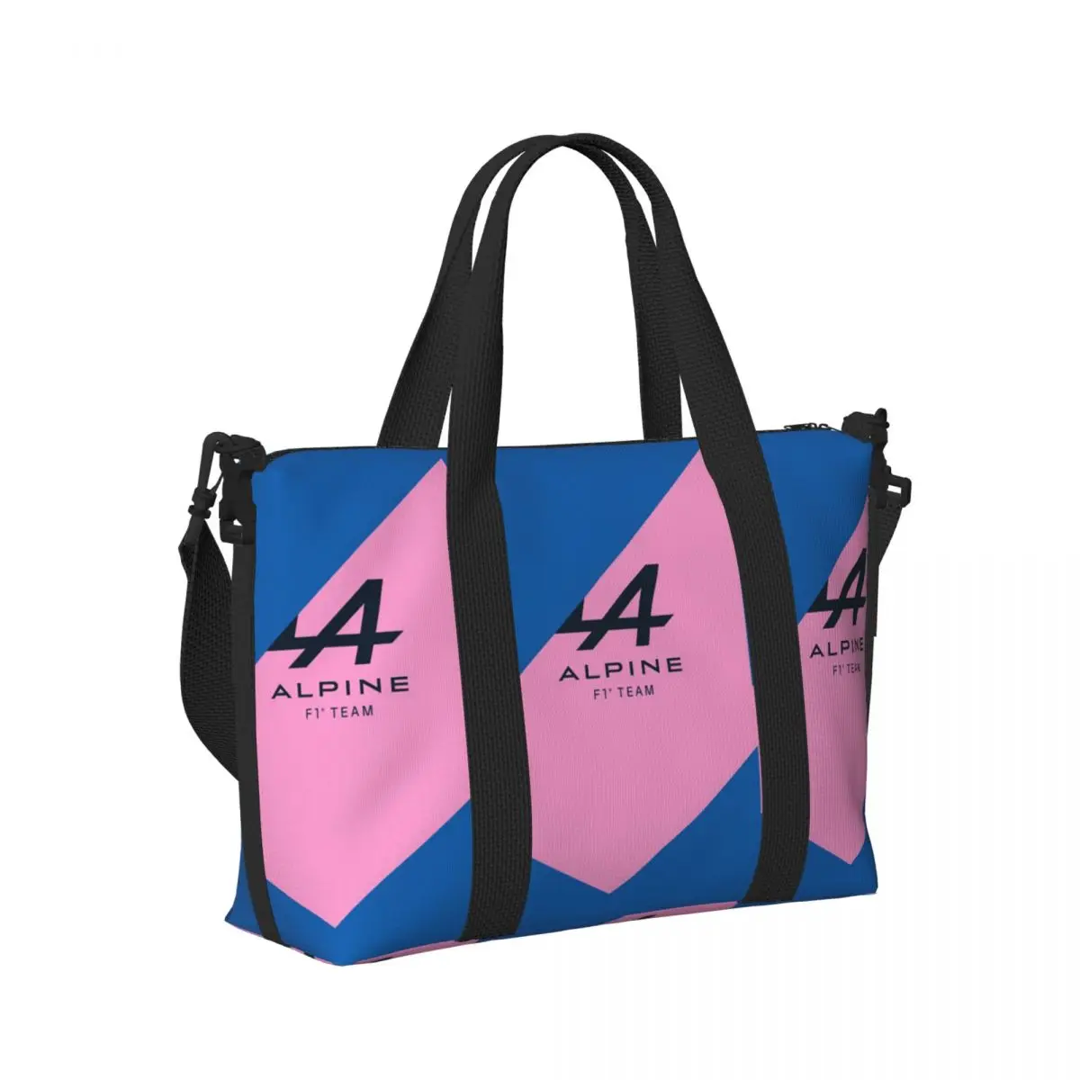 

Terrific Alpine F1 Team Design Beach Travel Bag Large Capacity Tote Bags for Gym Sport Women Shopping Duffle Shoulder Bag