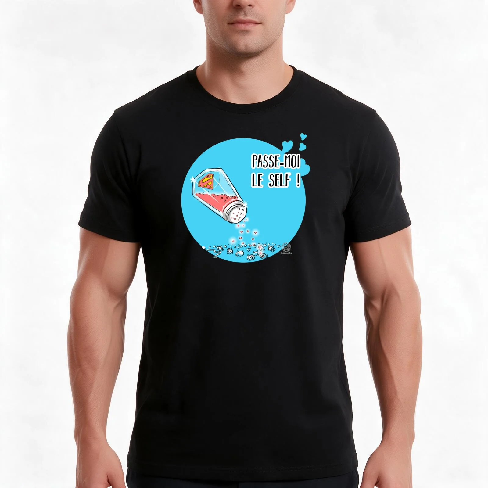 Pass me the SELF! T-Shirt, Summer Casual Cotton Tee, Oversized Streetwear Tops, Vintage Graphic Print, Loose Fit Short Sleeve