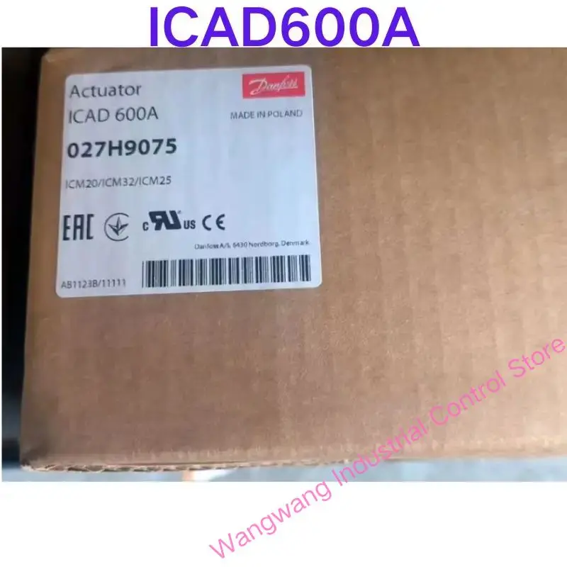 Brand-new Electric valve actuator ICAD600A; 027H9075