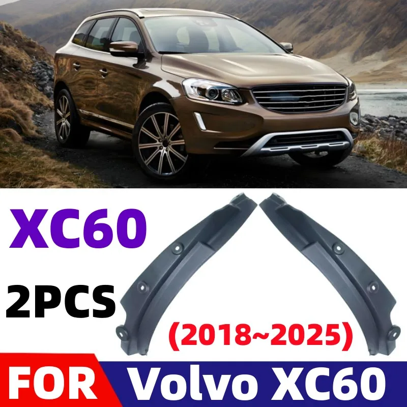 Für Volvo XC60 2018 ~ 2025 2 teile/satz Auto Schmutzfänger Original Hinterrad futter Kotflügel Wasserdicht Splash Guards Fender zubehör