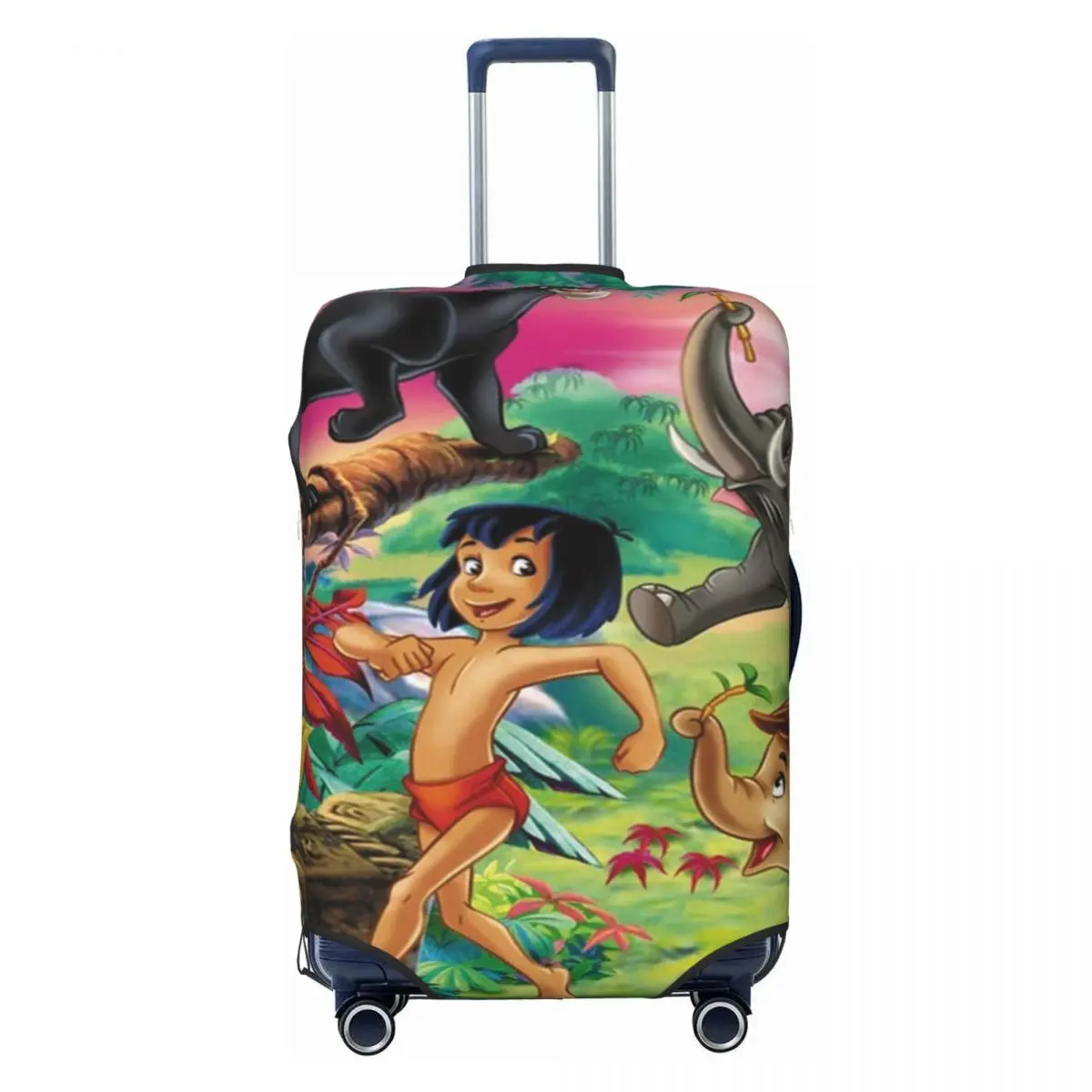 

Custom The Jungle Book Cartoon Suitcase Cover Dust Proof Luggage Protective Covers for 18-32 inch