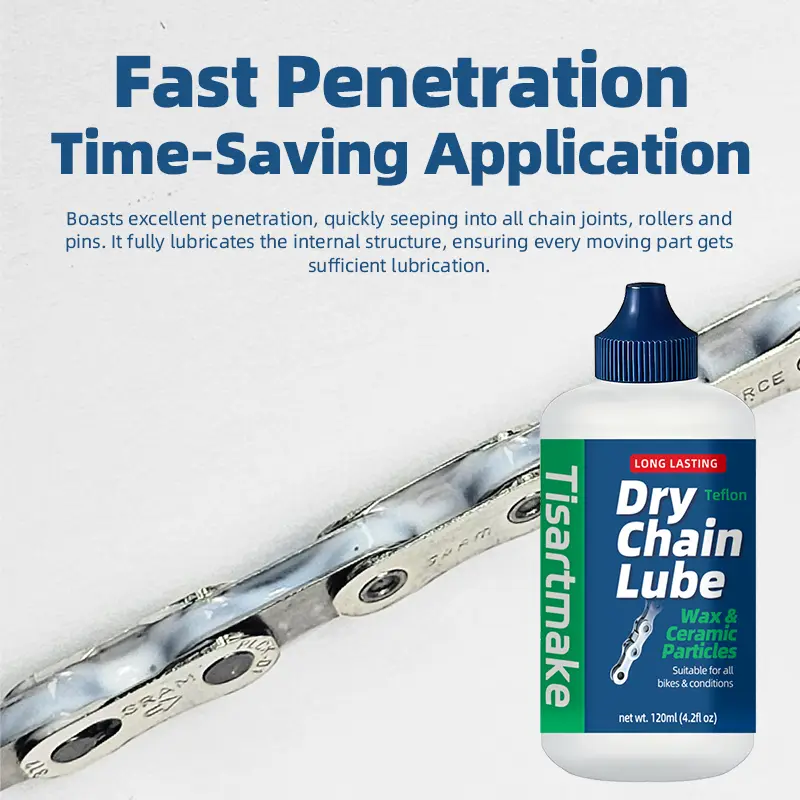 120ML Road MTB Bike Waxy Dry Chain Oil Repair Bicycle Waxy Maintenance Oil Squirt Lube Chain Fork Flywheel Bike Bearing Grease - Image 4