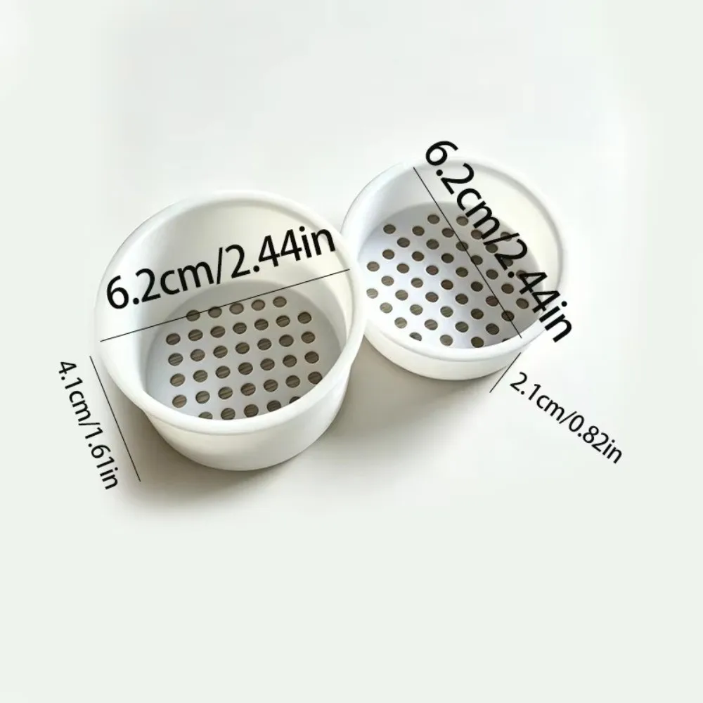 2/4pcs Plastic Seed Sprouting Trays Drain Hole Shallow Disc Sprout Growing Trays For Wide Mouth Jars Reusable Jar Sprouting Lids