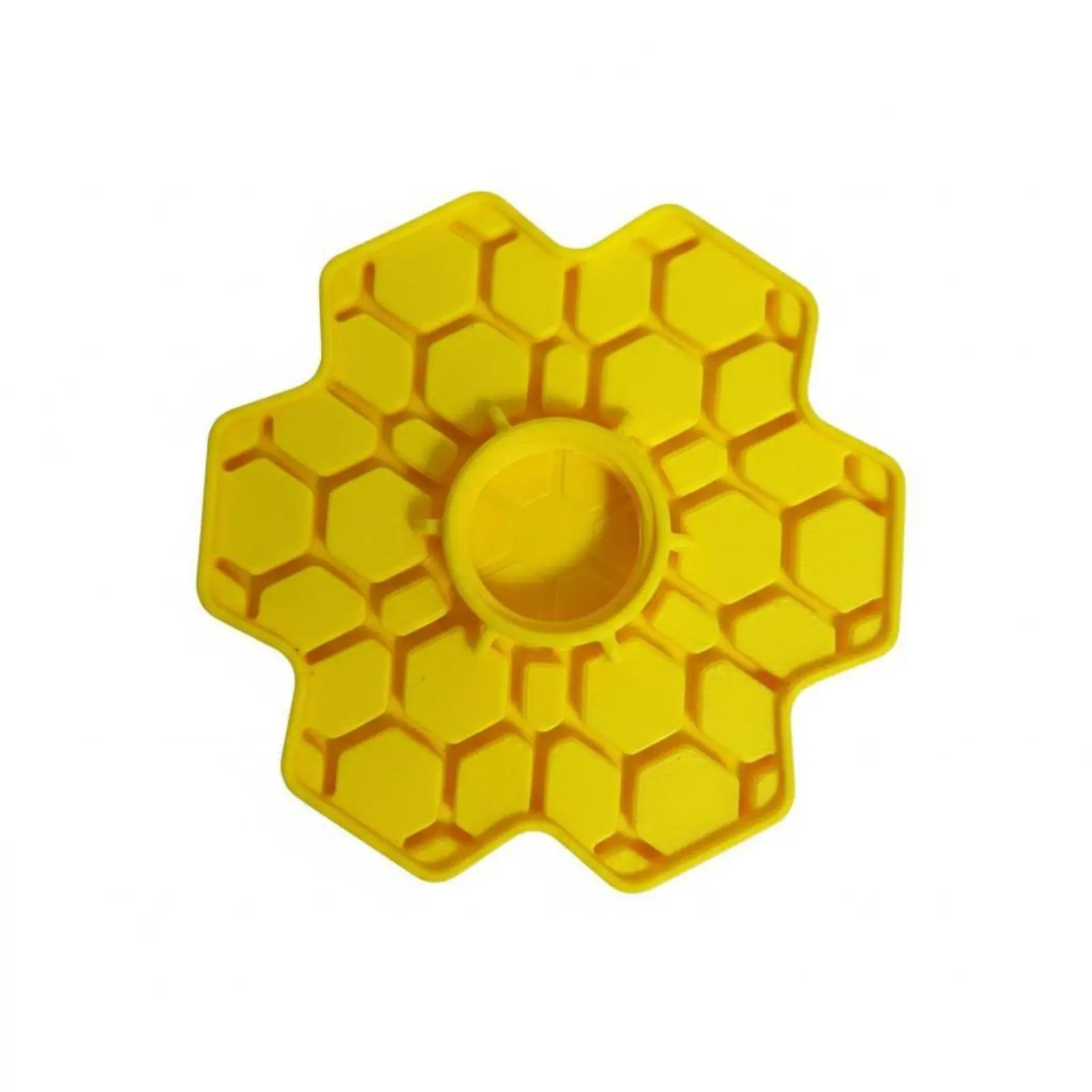Outdoor Bee Feeder Watering Station for Garden Pollinator Hydration Tool Yellow PLA
