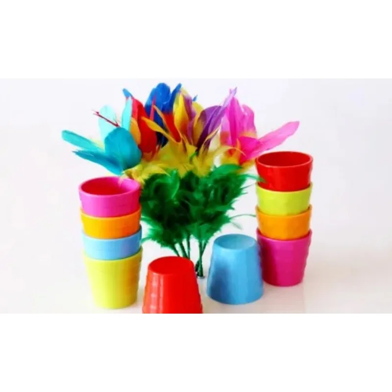 1 Set Magic Cane / Stick To Flower (Medium Size) Magic Tricks Close Up Gimmick Props Comedy Appearing Flower In Pot From Wand