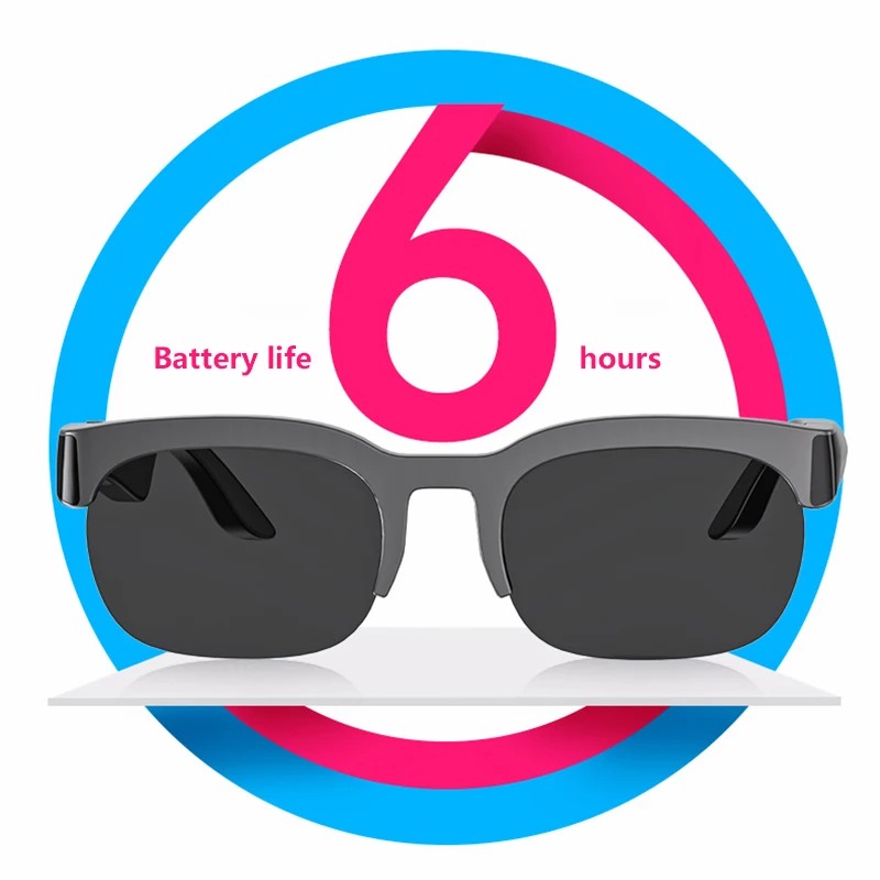 AI Smart Glasses 8MP HD Camera 8K Shooting AI Real-time Translation with Bluetooth 6.0 Earphones Call Recording Music Sunglasses image 6