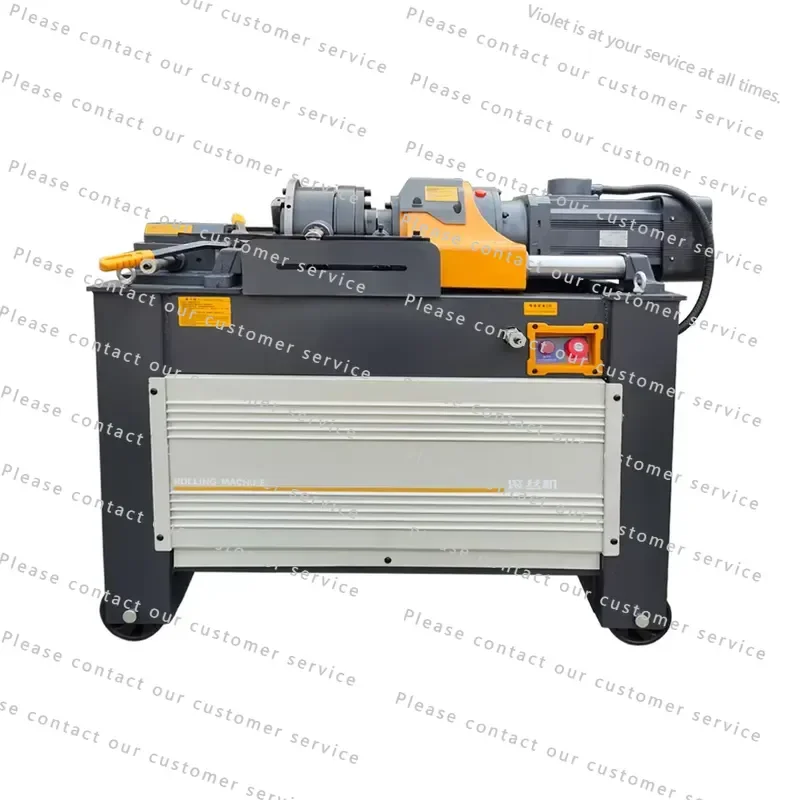 Halbautomatische Bewehrungsstahl-Gewindewalzmaschine mit Getriebemotor 5,5 PS, hohe Kapazität 160-200 Stück/Min., für den Bau, einfache Bedienung