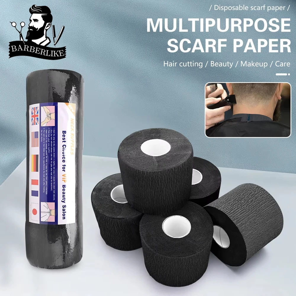 1 Roll Hairdressing Neck Paper Disposable Hair Cutting Accessory Barbershop Supplies